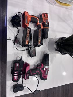 Hyper Tough And Black And Decker Drills