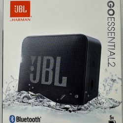 JBL Go 2 Essential Portable Bluetooth Speaker Black NEW SEALED