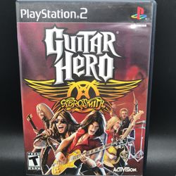 Guitar Hero Aerosmith PS2 Play Station Playstation 2 Two Game