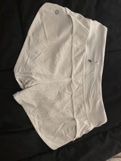 White Lululemon Shorts 4