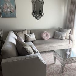Velvet Sectional 