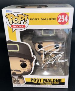 POST MALONE SIGNED FUNKO 254 PSA/DNA