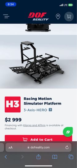 H3 dof reality motion sim