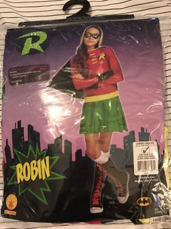 Robin Girl Costume Size Large