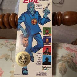 2 Action figures - Dr Evil & Captain Action