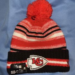 Kansas City Chiefs Beanie Knit Cap Mahomes Kelce Swift Champs NWT