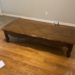 Heavy Real Wood Coffee Table