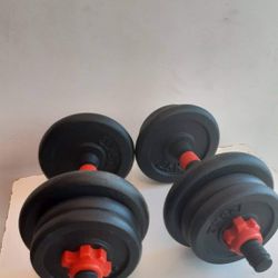 45 Lbs Set 8 PCS 1.25 KG 4 PCS 2.5 KG