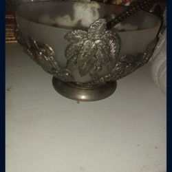 Godinger Silver Plated Salad Bowl Vintage $18 