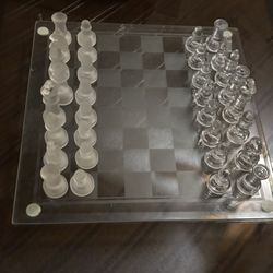 Glass Chess Set