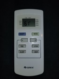 Gree Portable Air Conditioner Remote