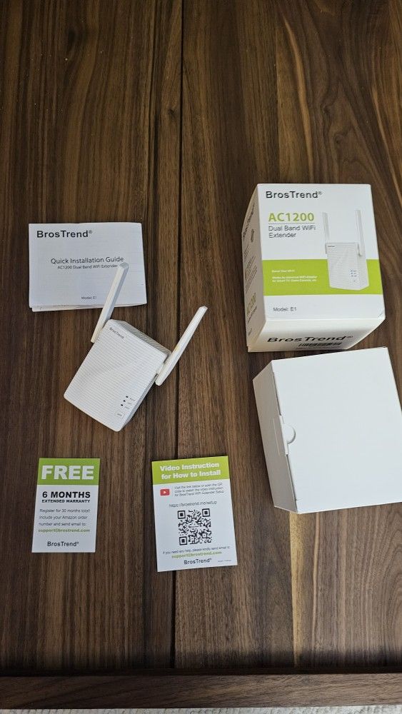 Brostrend AC1200 Dual Band Router WIFI RANGE EXTENDER