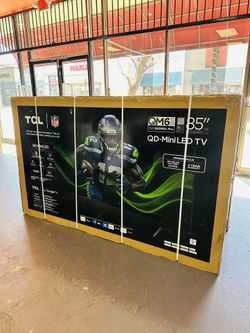 85” TCL QD-MINILED PRO QM6K 4K UHD Smart Tv 