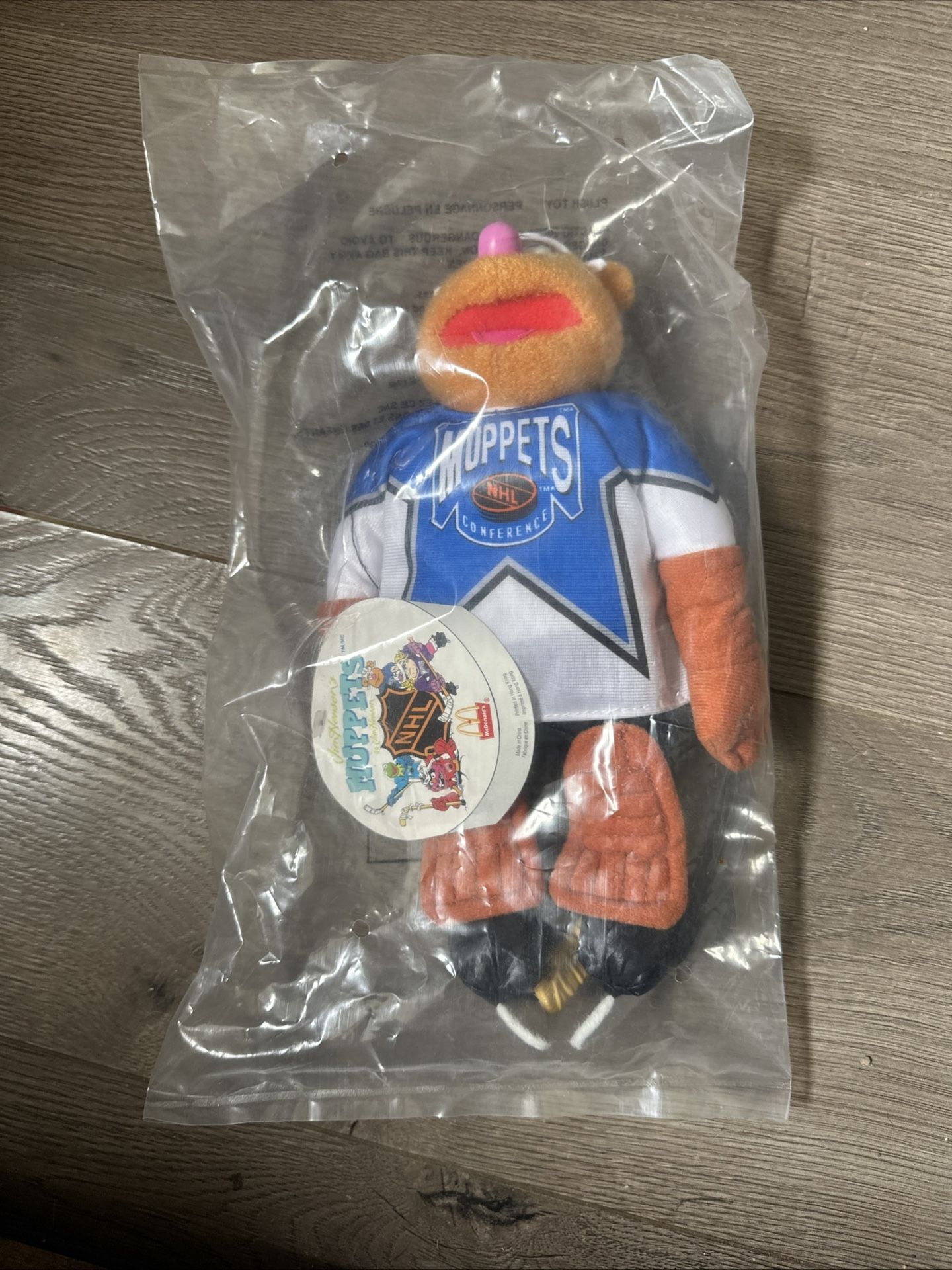 McDonald’s 1990s Muppets NHL Fozzie Plush