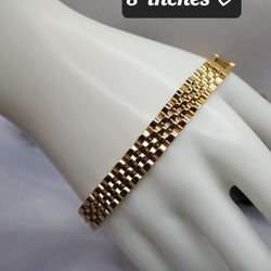 Bracelet Stainless Steel Gold Color 