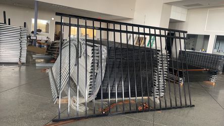 5*8 feet Iron Fence Panels | Wrought Iron Fence | Metal Security Fence | Backyard Garden Pool Fence