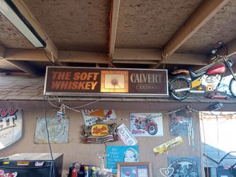 Calvert Whiskey Sign