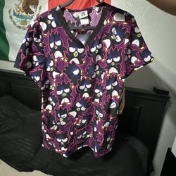 Sanrio Badtz-Maru T-Shirt Scrubs 