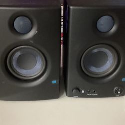 PreSonus Eris 3.5BT Bluetooth Studio Monitors, Pair — Powered, Active Monitor Speakers for Desktop, Turntable, Record Player, Bookshelf, DJ Speakers