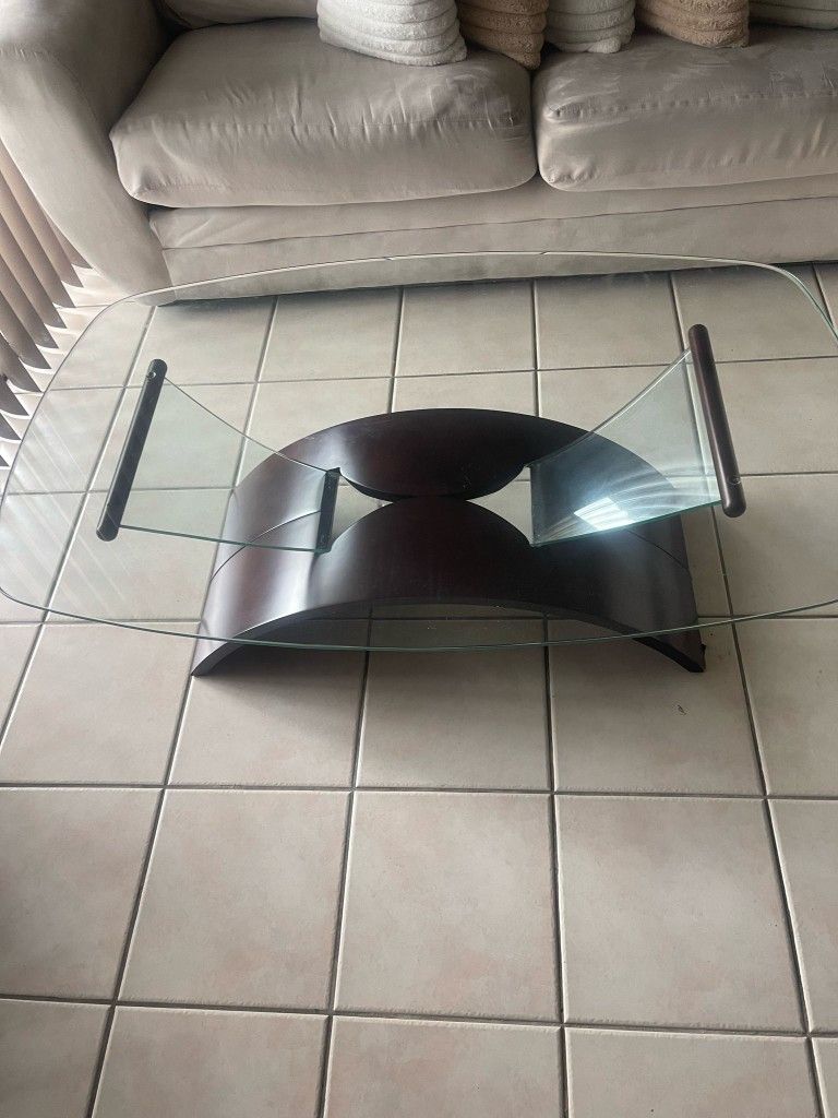 Glass Top Coffee Table