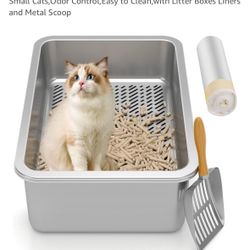 Stainless Steel Cat  Litter Box XL