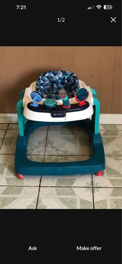 LIKE NEW SAFETY 1ST BABY ACTIVITY WALKER MUSIC LIGHTS AND SONGS WORKS!!!!