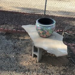 Vintage Chinese Painted Pottery