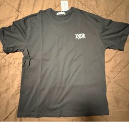 Black Dior designer T-shirt - M, L
