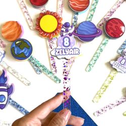 Outer Space Cupcake Toppers