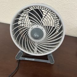 Gray Color Fan For Desk Or Night Stand 