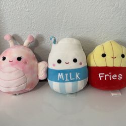 5" Squishmallows Plush, All three for $10