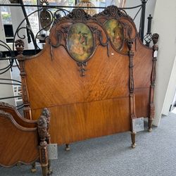 Antique Louis XV twin bed frames from the early 1920’s