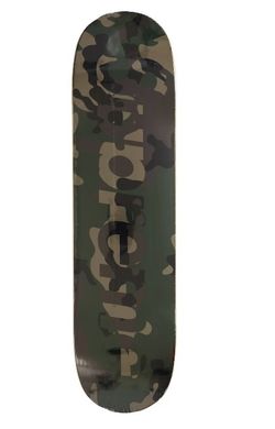 Supreme Camo Logo Skateboard Deck