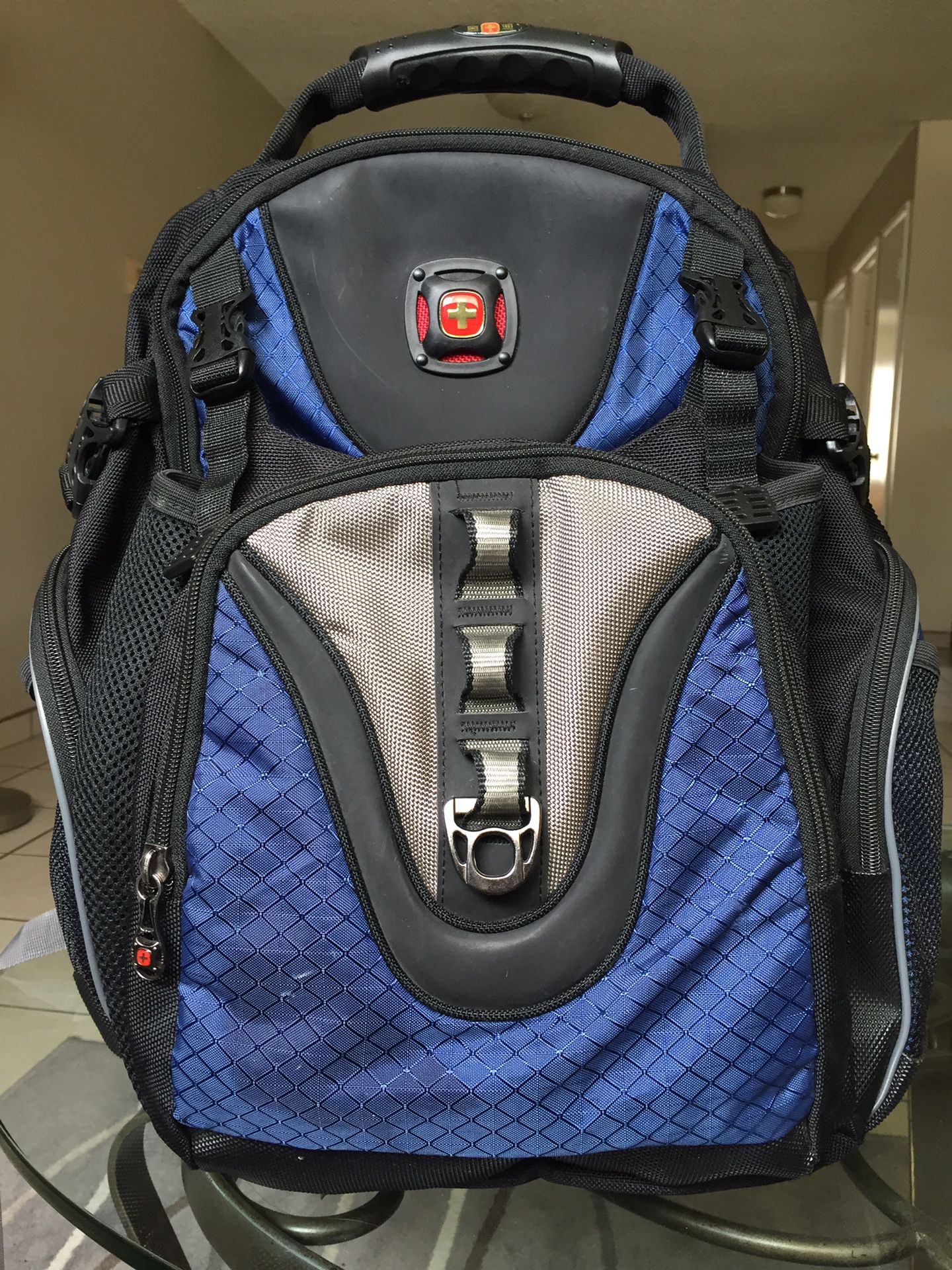 SwissGear Maxxum Blue Backpack (fits 16” laptop)