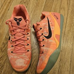Kobe 9 Peach Mango Sz 10.5