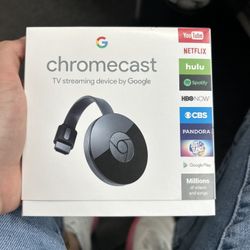 BRAND NEW Google Chromecast (2nd Generation) HD Media Streamer - Black
