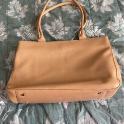 ladies tan leather bag