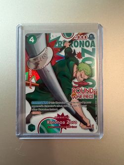 One Piece TCG Roronoa Zoro Promo Card