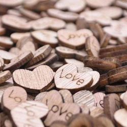 Custom Listing (2) Wooden Hearts