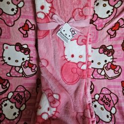 Hello Kitty Fuzzy Bow Blanket $40