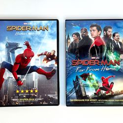 Spider-Man: Homecoming & Spider-Man: Far From Home DVDs