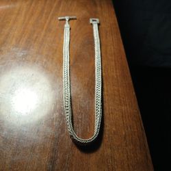 Lois Hill Chain 925 Silver 17 Inch Very Nice 48 Grams