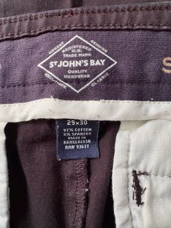 St. John’s bay men’s pants
