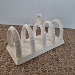 White Ceramic Toast Rack