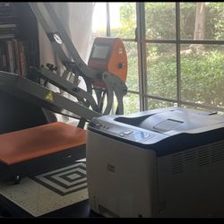 Heat Press Machine With Printer ! Sublimation Machine 