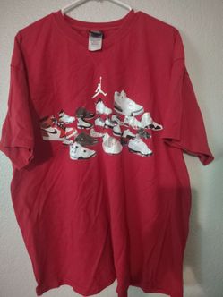 Nike Air Jordan shirt 20th Anniversary History of Air Men’s Sz XL