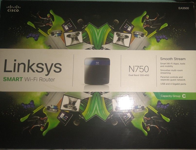 Linksys EA3500 - Dual-Band N750 Router