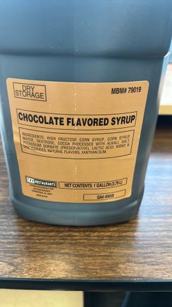 1 Gallon Chocolate Flavored Syrup