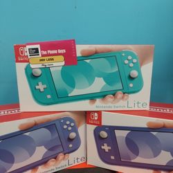 Nintendo Switch Lite Brand New - $5 Today and Rest Later! Message us now