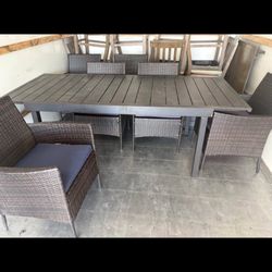 Metal Table And chairs